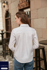 Geetika Mathur in The Moondew Lotus Shirt