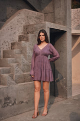 The Mauve Over, Darling Shimmer Dress