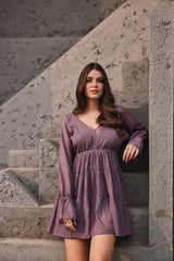 The Mauve Over, Darling Shimmer Dress