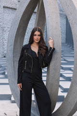 The Zip It, Honey Suede Jacket