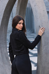 The Zip It, Honey Suede Jacket