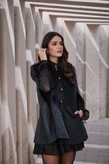 The Cloak Me Chic Velvet Cape