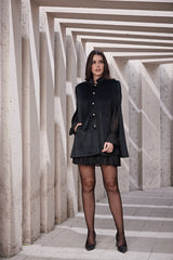 The Cloak Me Chic Velvet Cape