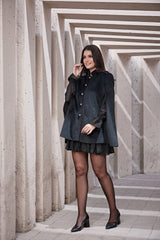 The Cloak Me Chic Velvet Cape