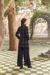 The Check Me Out Tweed Peacoat Jacket