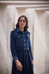 The Buttoned & Boujee Velvet Jacket