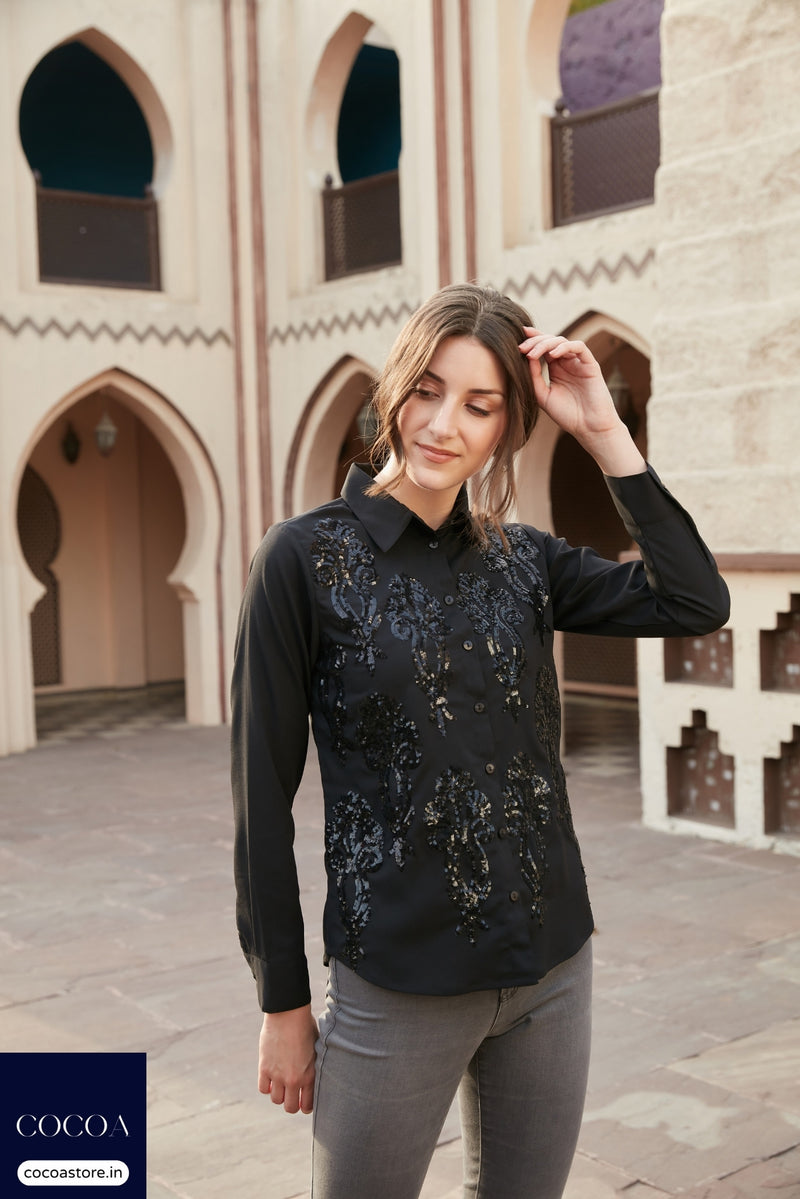 Musskan Sethi in The Mughal Me Up Shirt