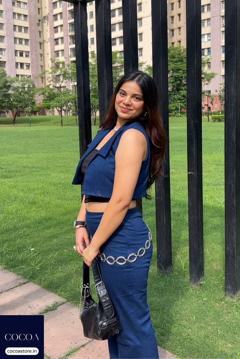 Mizab Rehmat in The Denim in Charge Co-Ord Set