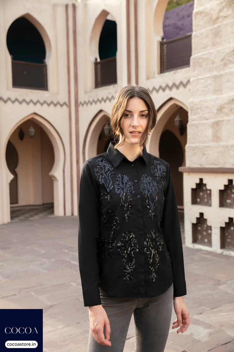 Musskan Sethi in The Mughal Me Up Shirt