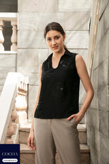 Mehak Bakshi in The Sizzle Hibiscus Top
