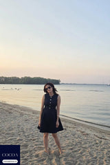 Avantika Midha in The A-Line and All Mine Denim Dress