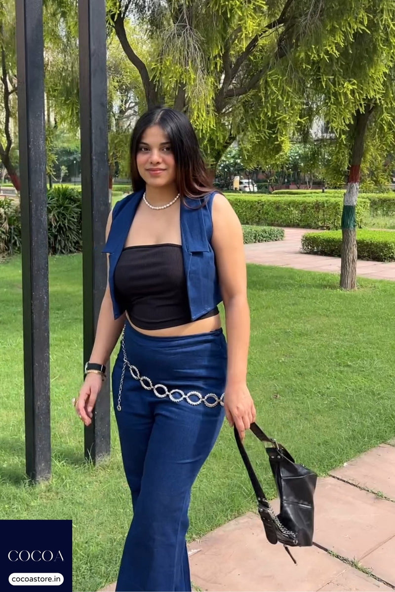 Mizab Rehmat in The Denim in Charge Co-Ord Set