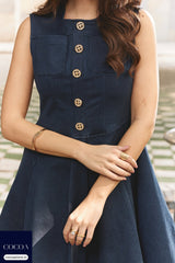 Avantika Midha in The A-Line and All Mine Denim Dress