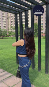 Mizab Rehmat in The Denim in Charge Co-Ord Set