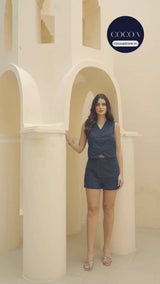 The Crossing Lines, Stealing Hearts Denim Co-Ord Set