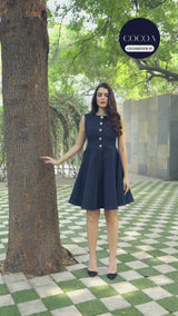 Avantika Midha in The A-Line and All Mine Denim Dress